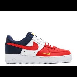 Air Force 1s- USA (size 8.5 womens/ 7boys)